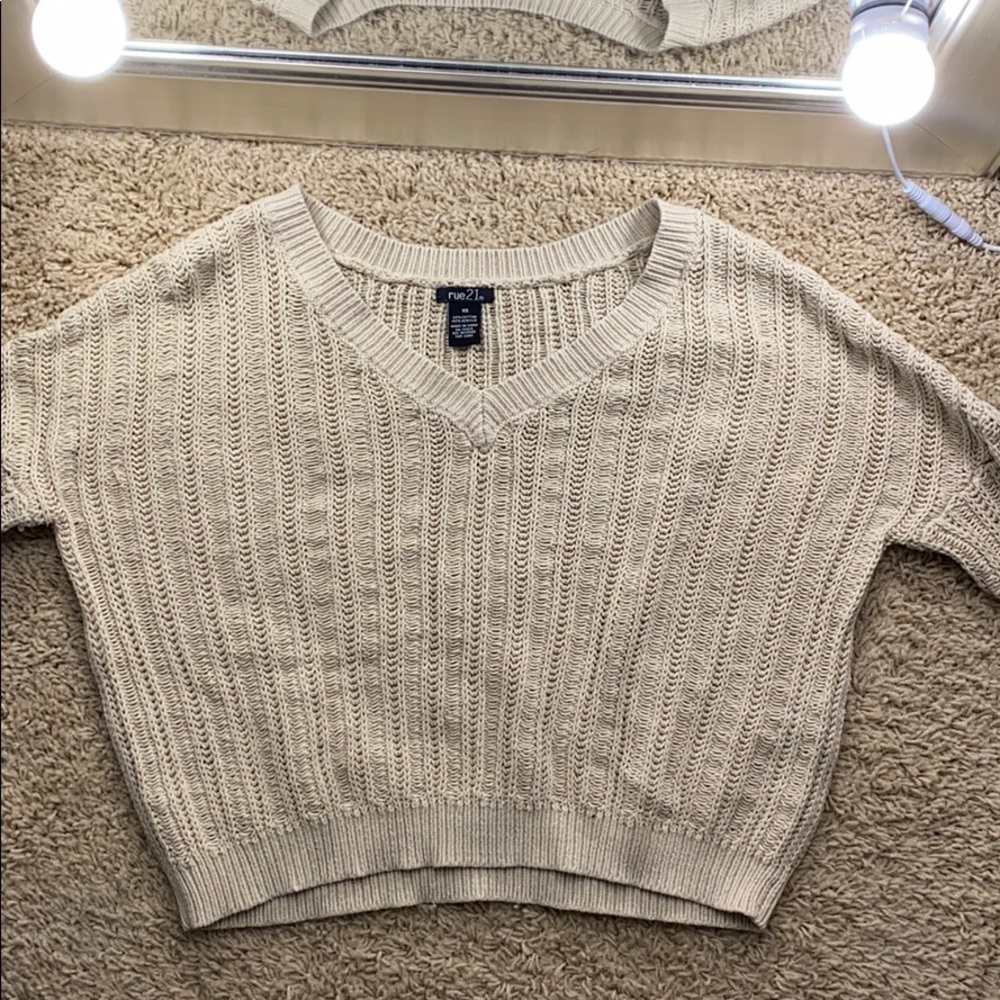cropped sweater